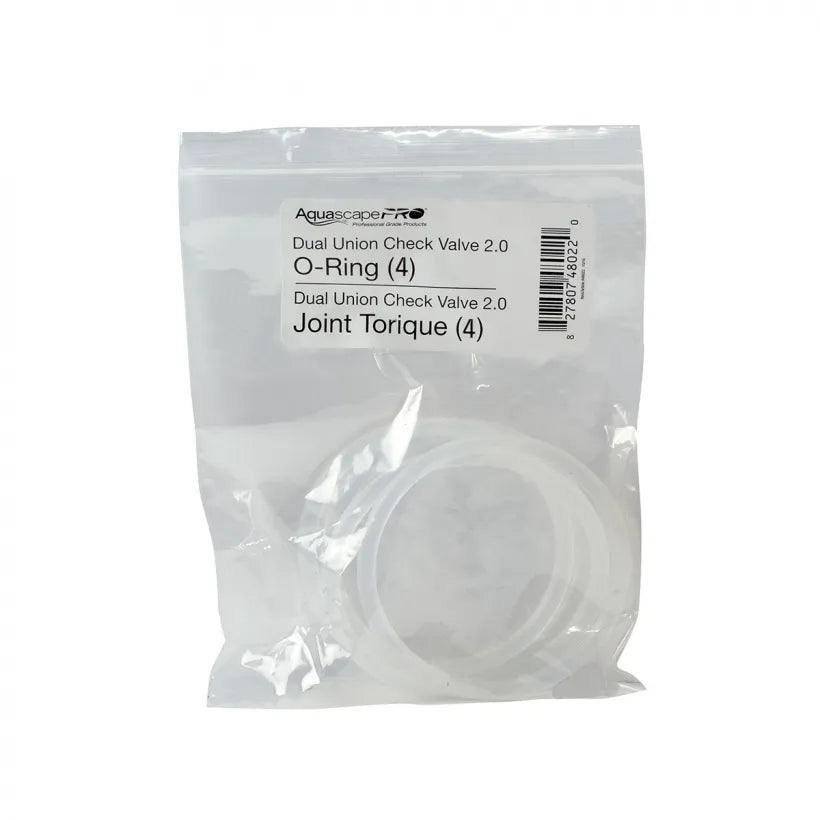Aquascape CHECK VALVE DUAL UNION 2.0 - O-RING (QTY 4)