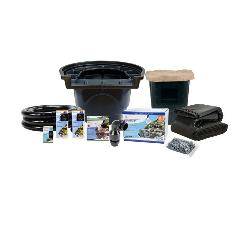 Aquascape LARGE POND KIT 21' X 26' W/SLD 5000-9000 ADJUSTABLE FLOW POND PUMP