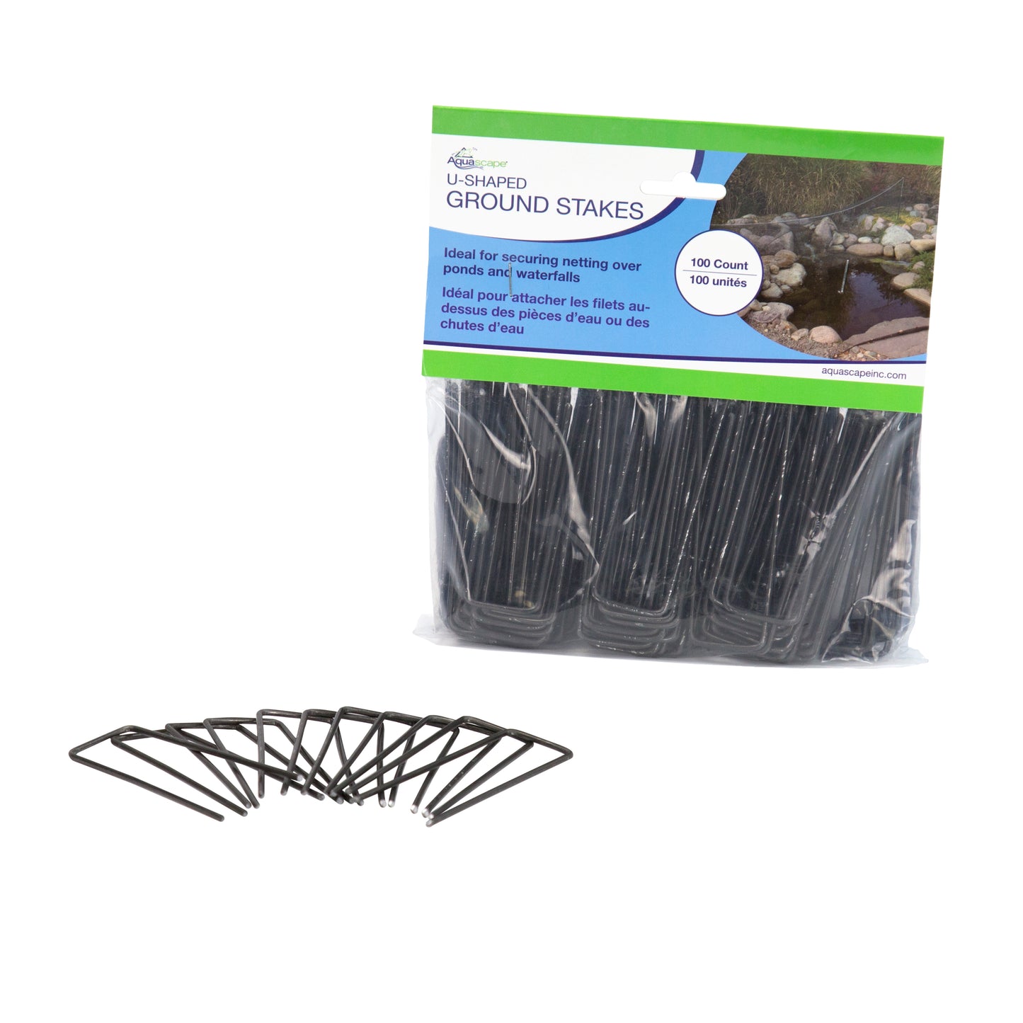 Aquascape U-SHAPED GROUND STAKES (QTY 100)