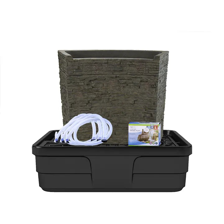 Aquascape STACKED SLATE SPHERE FOUNTAIN KIT - 32" DIA (81 CM)