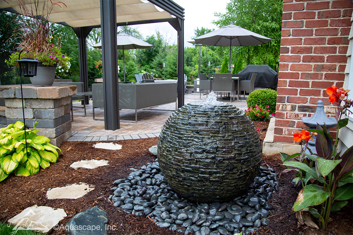 Aquascape STACKED SLATE SPHERE - 32" DIA (81 CM)