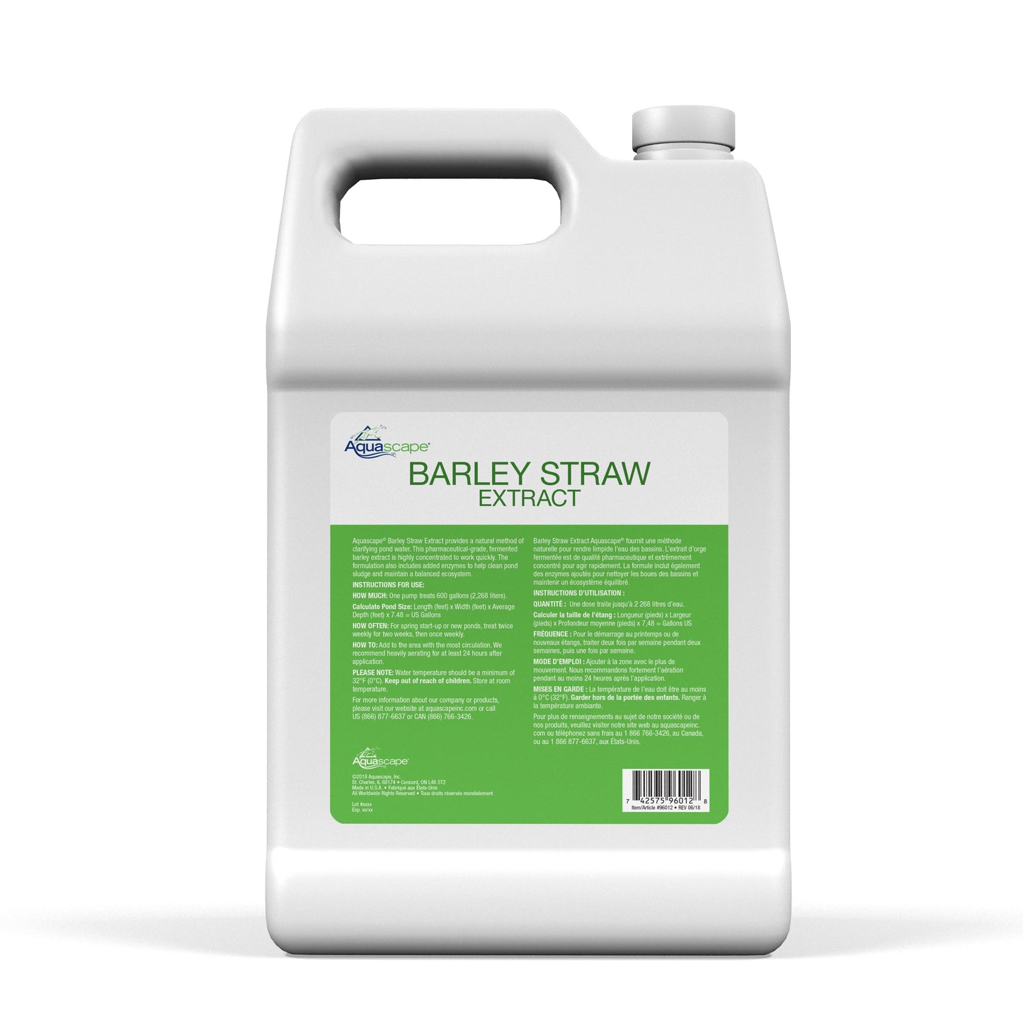 Aquascape BARLEY STRAW EXTRACT - 1 GAL / 3.78 L