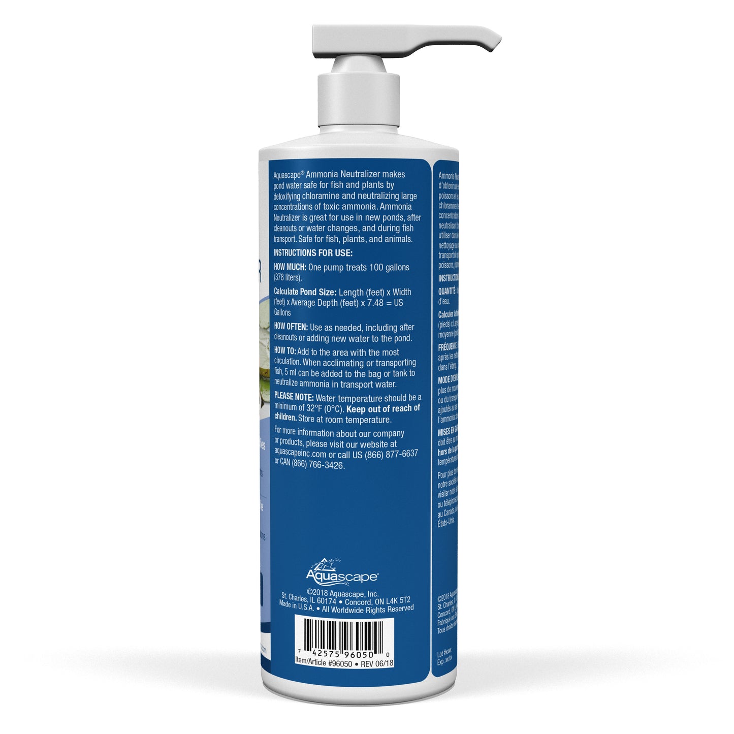 Aquascape AMMONIA NEUTRALIZER - 16 OZ / 473 ML