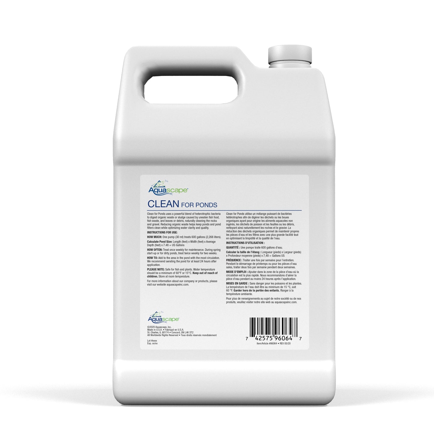 Aquascape CLEAN FOR PONDS - 1 GAL / 3.78 L