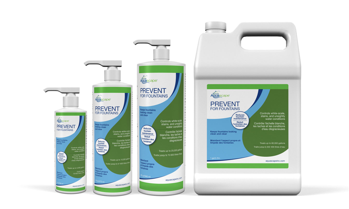 Aquascape PREVENT FOR FOUNTAINS AND WATERFALLS - 8 OZ / 236 ML