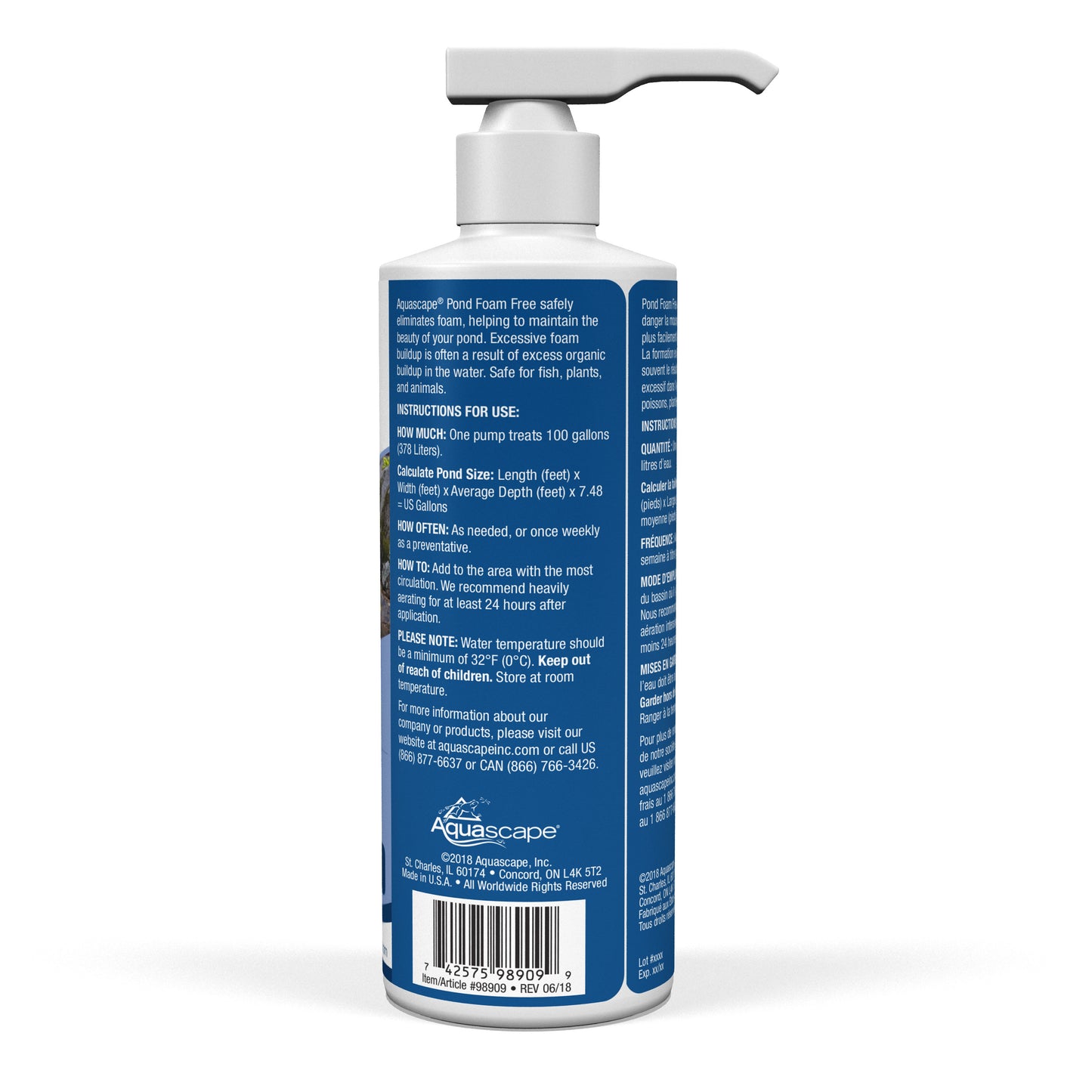 Aquascape POND FOAM FREE - 8 OZ / 236 ML