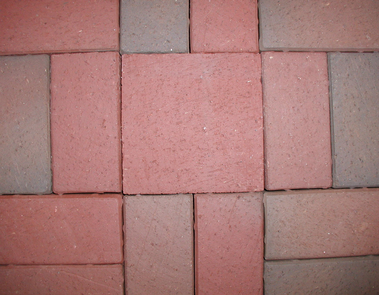 Pine Hall Brick Beveled Edge Red 8x8** (no spacer nibs)
