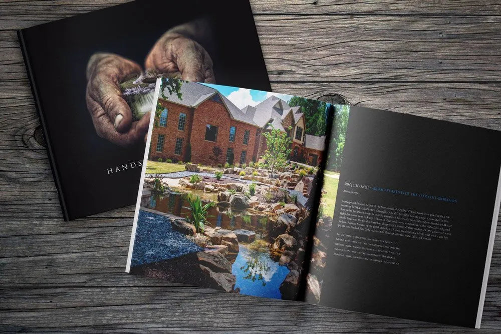Aquascape HANDS OF THE ARTIST COFFEE TABLE BOOK V5