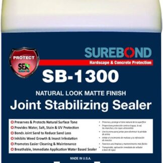 SUREBOND SB-1300 JOINT STABILIZER SEALER NATURAL LOOK MATTE FINISH -NON GLOSS -WATER BASED - 55 GAL DRUM