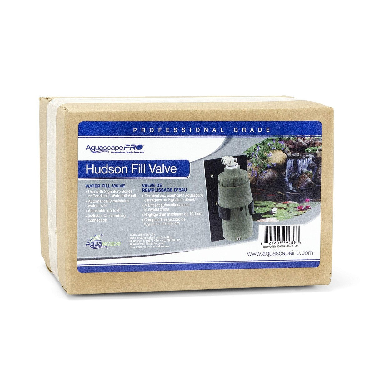 Aquascape FILL VALVE 1" HUDSON