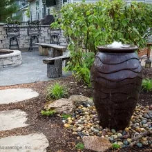Aquascape SCALLOPED URN - 45" H (114 CM)