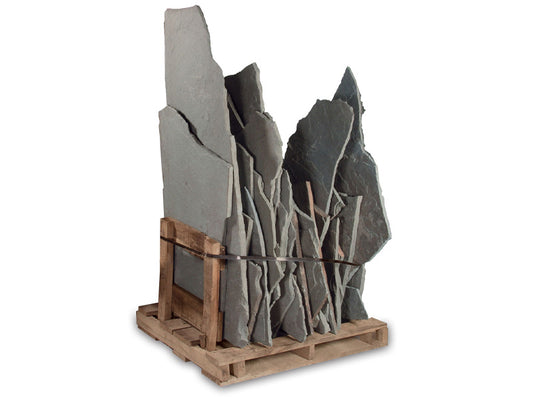 Bluestone - Broken Irregular Flagstone - 1-1/2" Thick - Full Color - per Ton - Standup