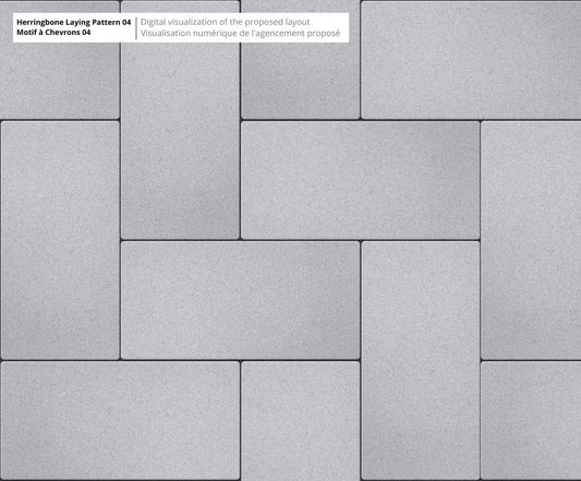 Techo-Bloc SLEEK HD², SMOOTH, SILVER GRANITE Paver