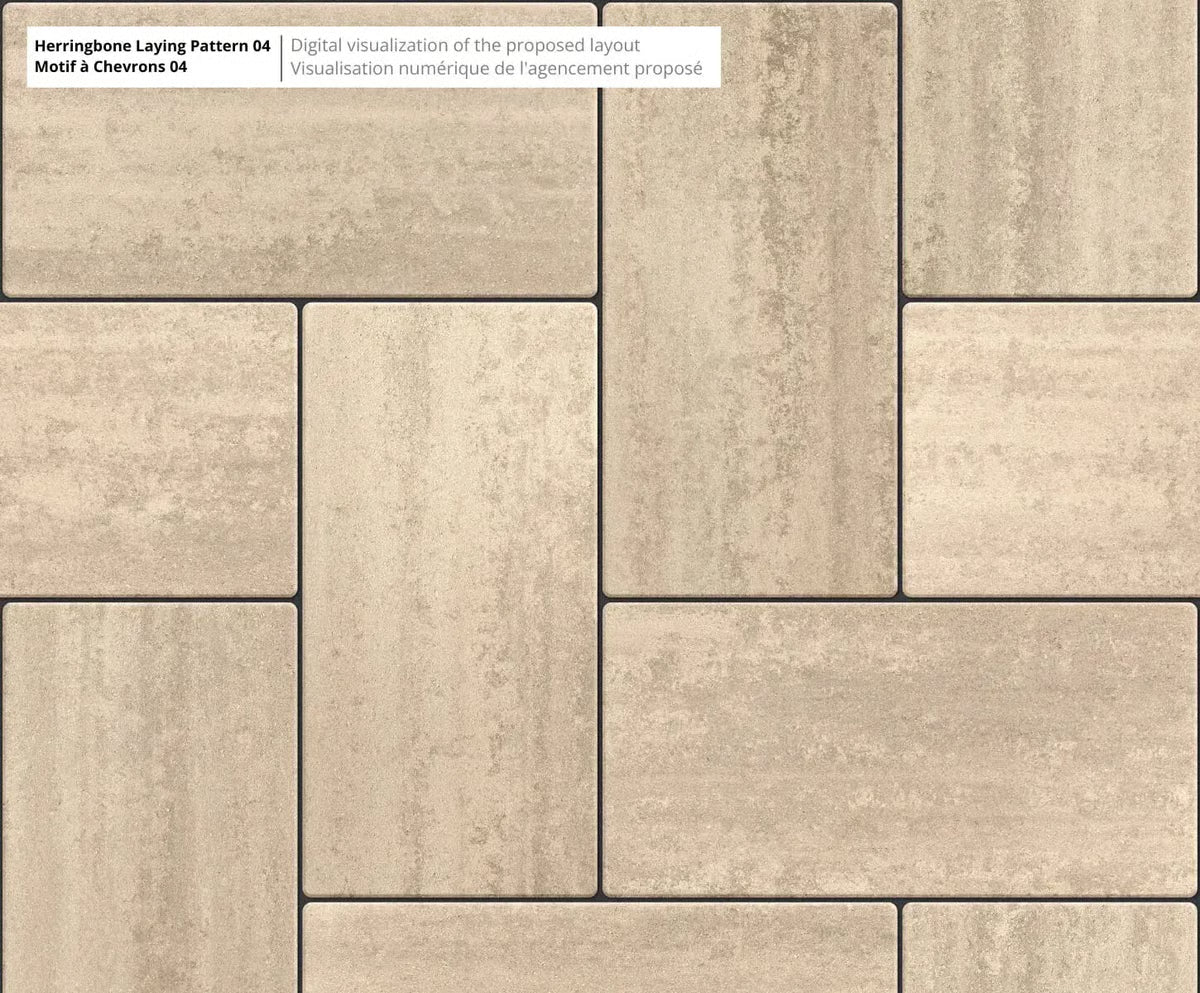 Techo-Bloc SLEEK HD², SMOOTH, CAFFE CREMA Paver