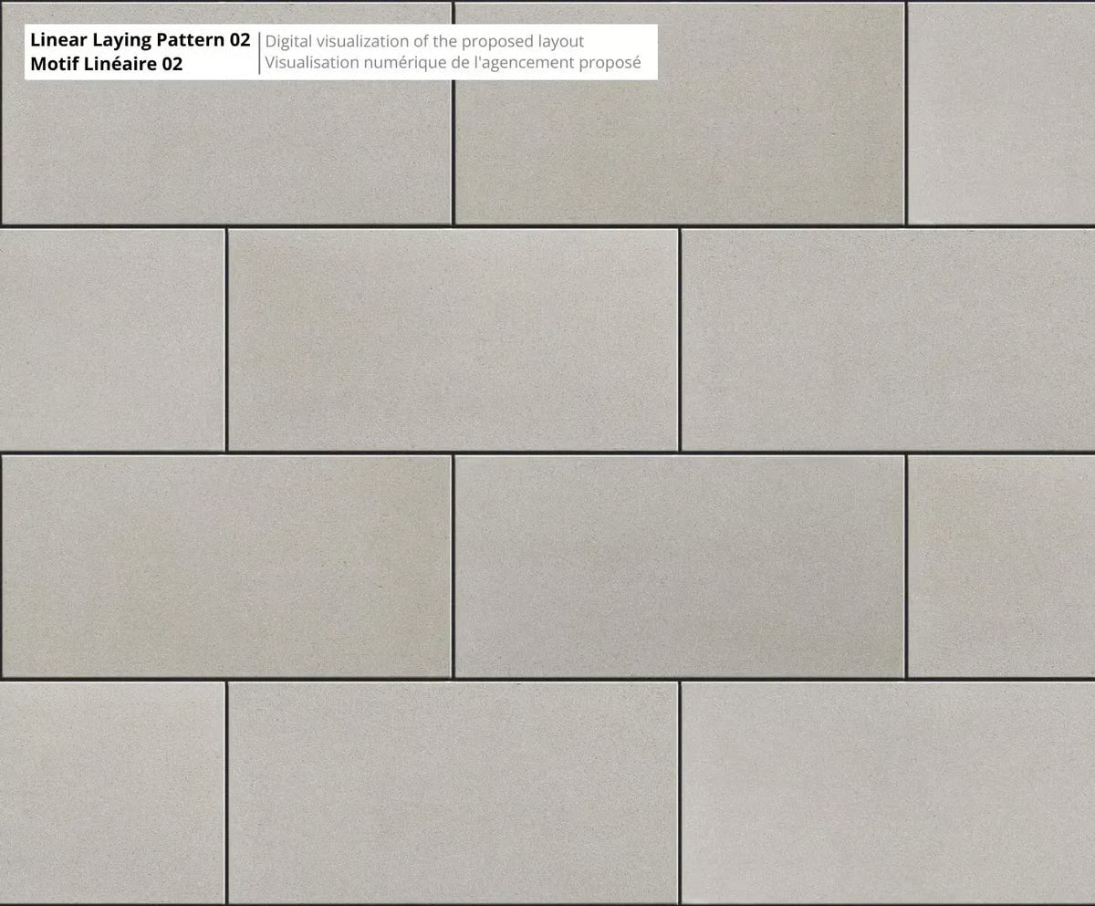 Techo-Bloc SLEEK HD², SMOOTH, GREYED NICKEL Paver