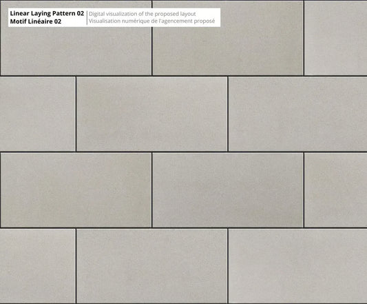 Techo-Bloc SLEEK HD², SMOOTH, GREYED NICKEL Paver