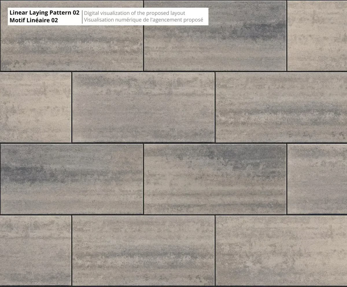 Techo-Bloc SLEEK HD², SMOOTH, SHALE GREY Paver