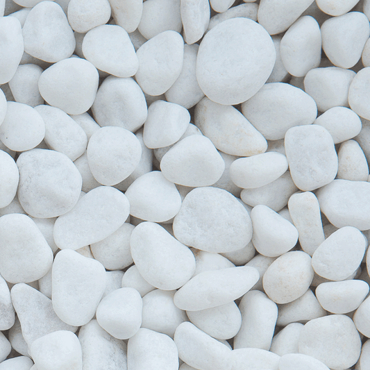 Pebbles Crystal White