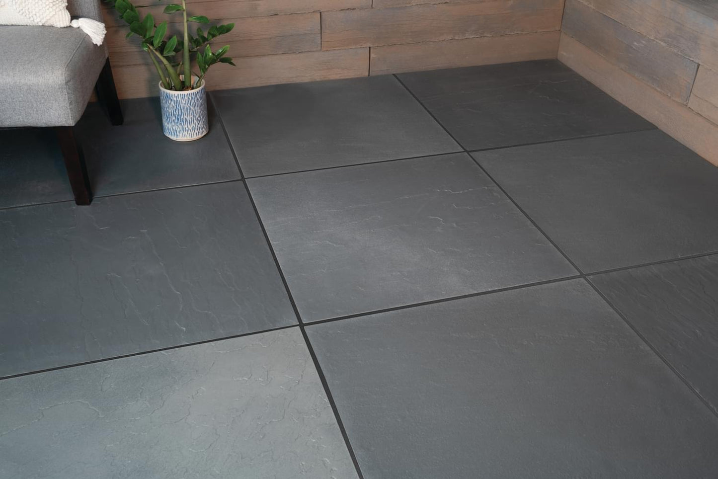 Slabs & Pavers : High Format Tetra Natural Cleft Slab 24 pcs. 150 sf. CHARCOAL - Plt