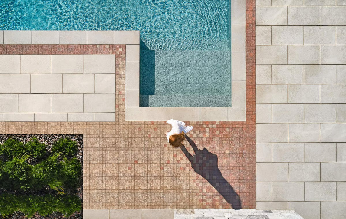 Techo-Bloc SQUADRA, [73.41 SF], SLATE, MERLOT Paver