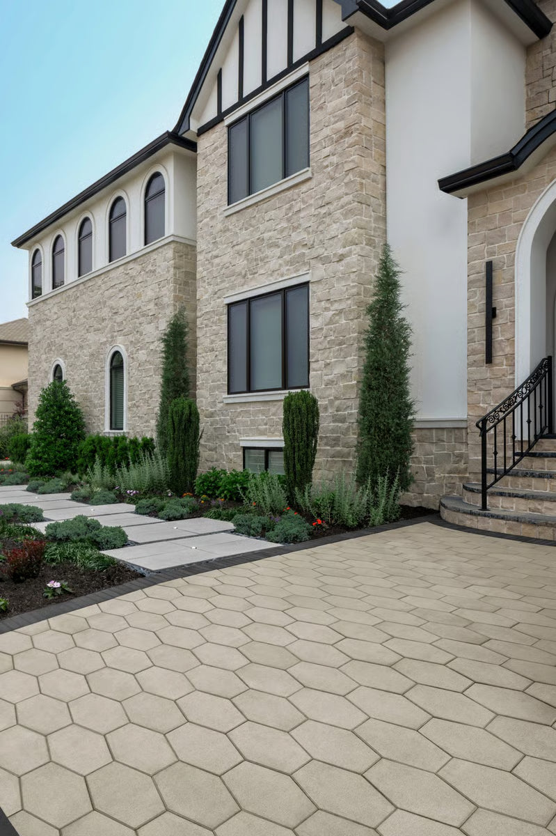 Techo-Bloc HEXA 100 HD², SMOOTH, BEIGE CREAM Paver