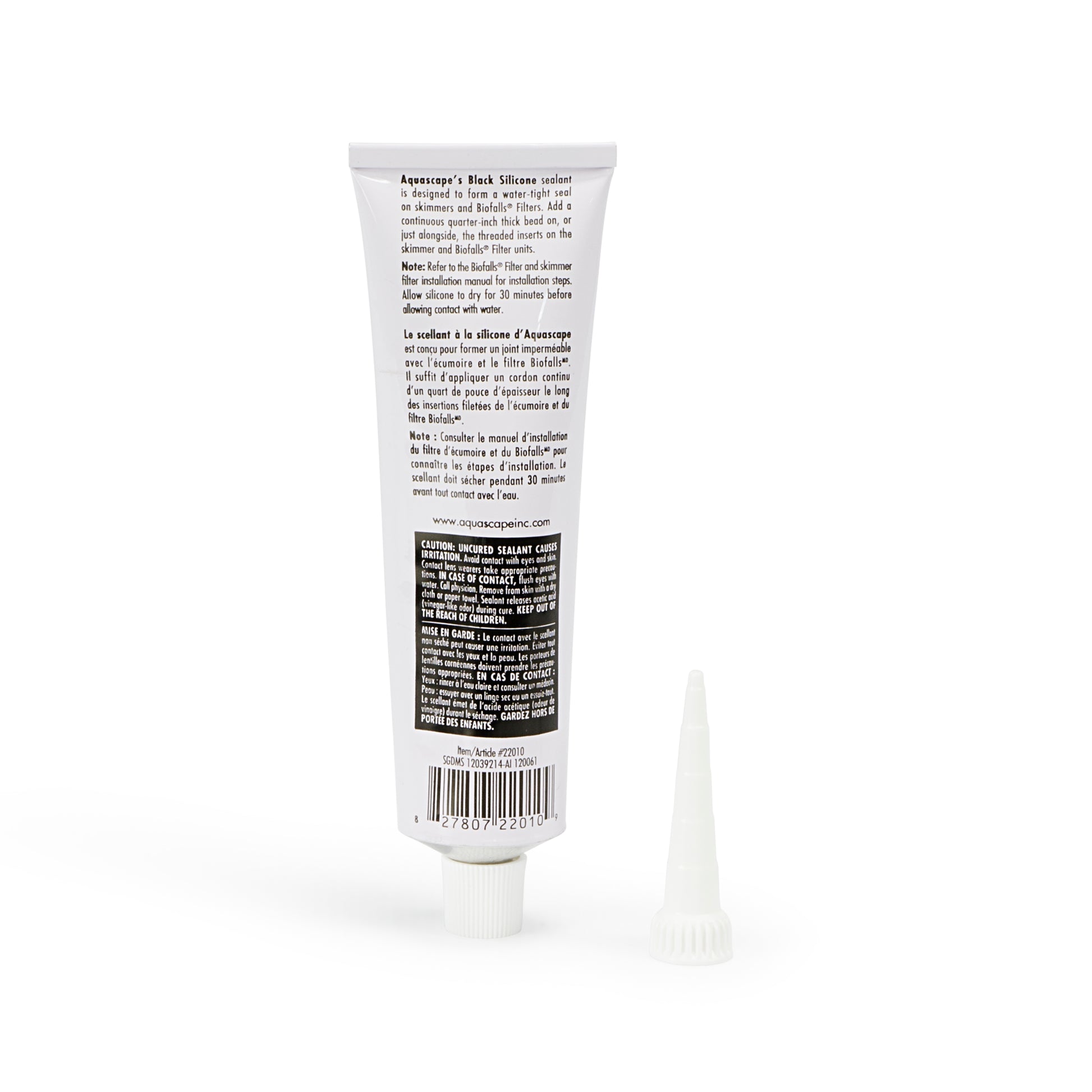 Aquascape SILICONE SEALANT-BLACK - 4.7 OZ / 139 ML