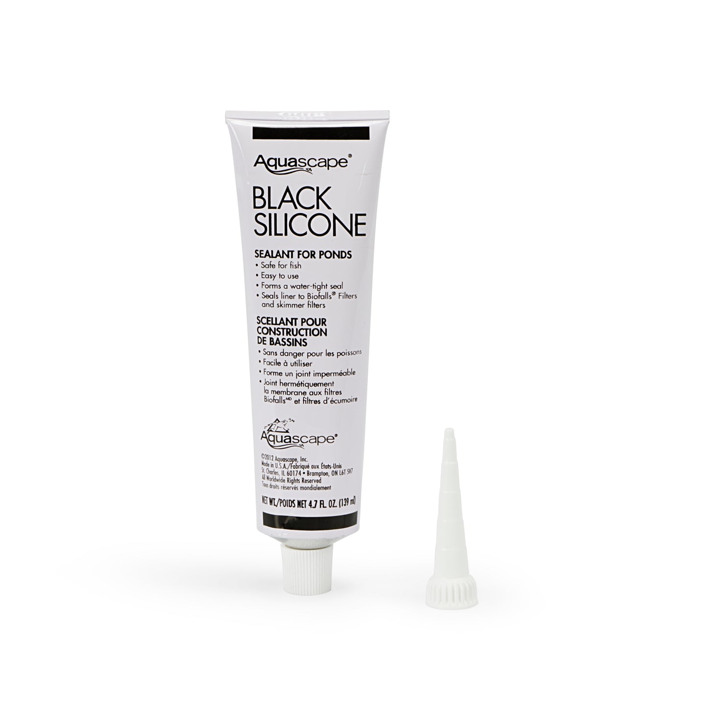 Aquascape SILICONE SEALANT-BLACK - 4.7 OZ / 139 ML