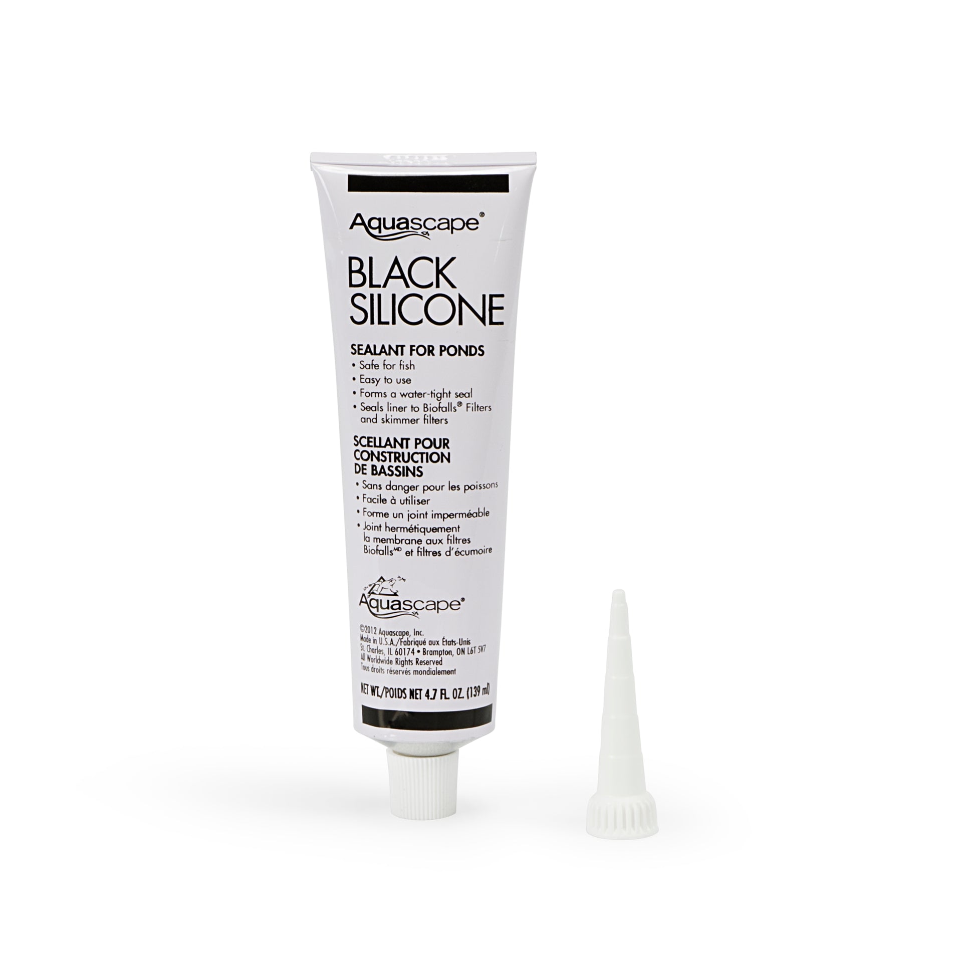 Aquascape SILICONE SEALANT-BLACK - 4.7 OZ / 139 ML
