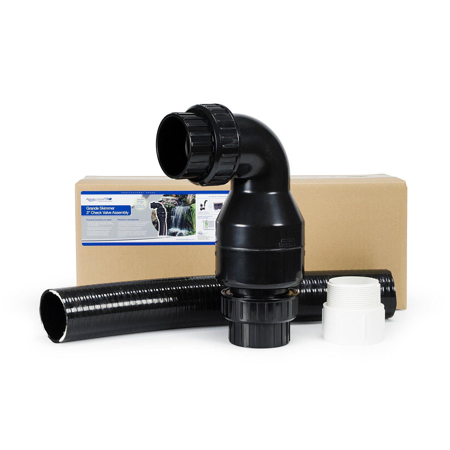Aquascape CHECK VALVE DUAL UNION 3" W/ 3" PIPE & MALE ADAPTER