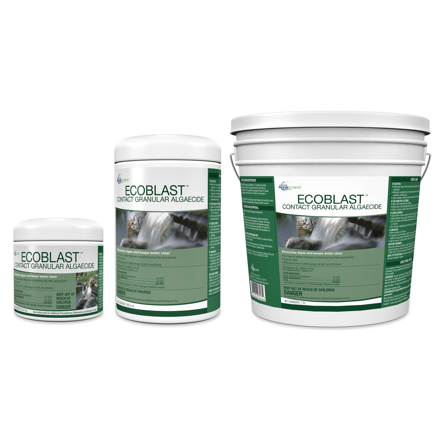 Aquascape ECOBLAST CONTACT GRANULAR ALGAECIDE - 8.8 OZ / 250 G