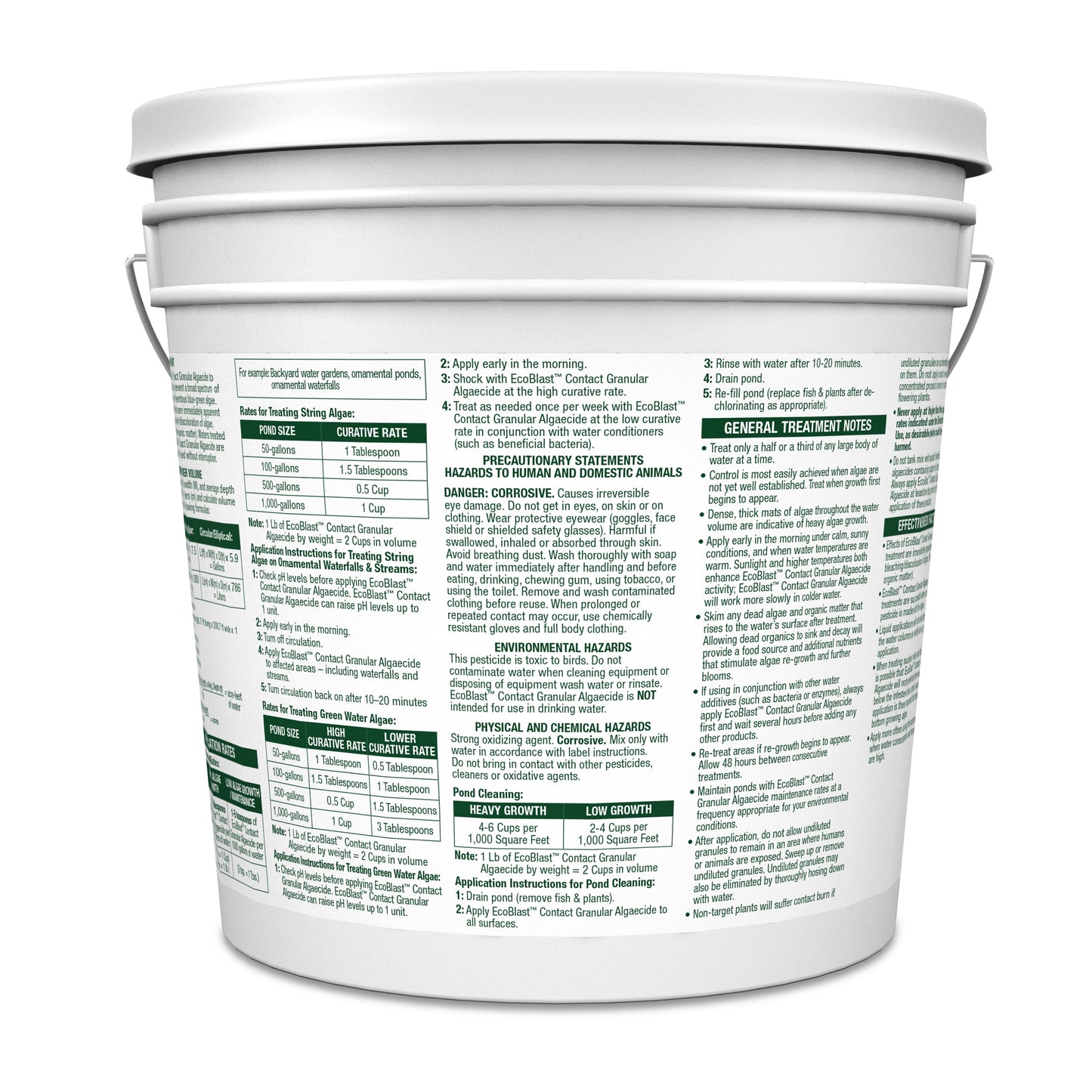 Aquascape ECOBLAST CONTACT GRANULAR ALGAECIDE - 7 LB / 3.2 KG