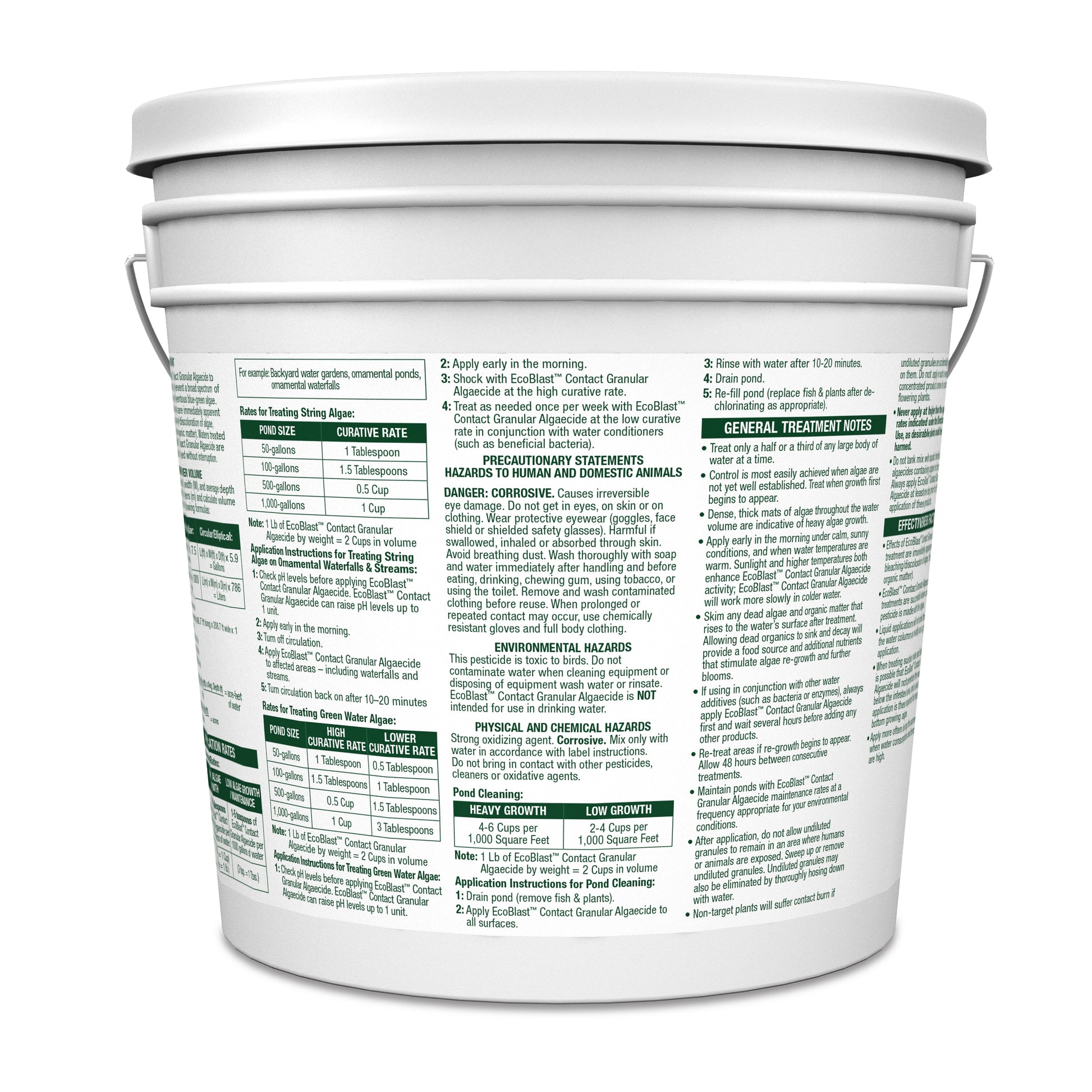 Aquascape ECOBLAST CONTACT GRANULAR ALGAECIDE - 7 LB / 3.2 KG