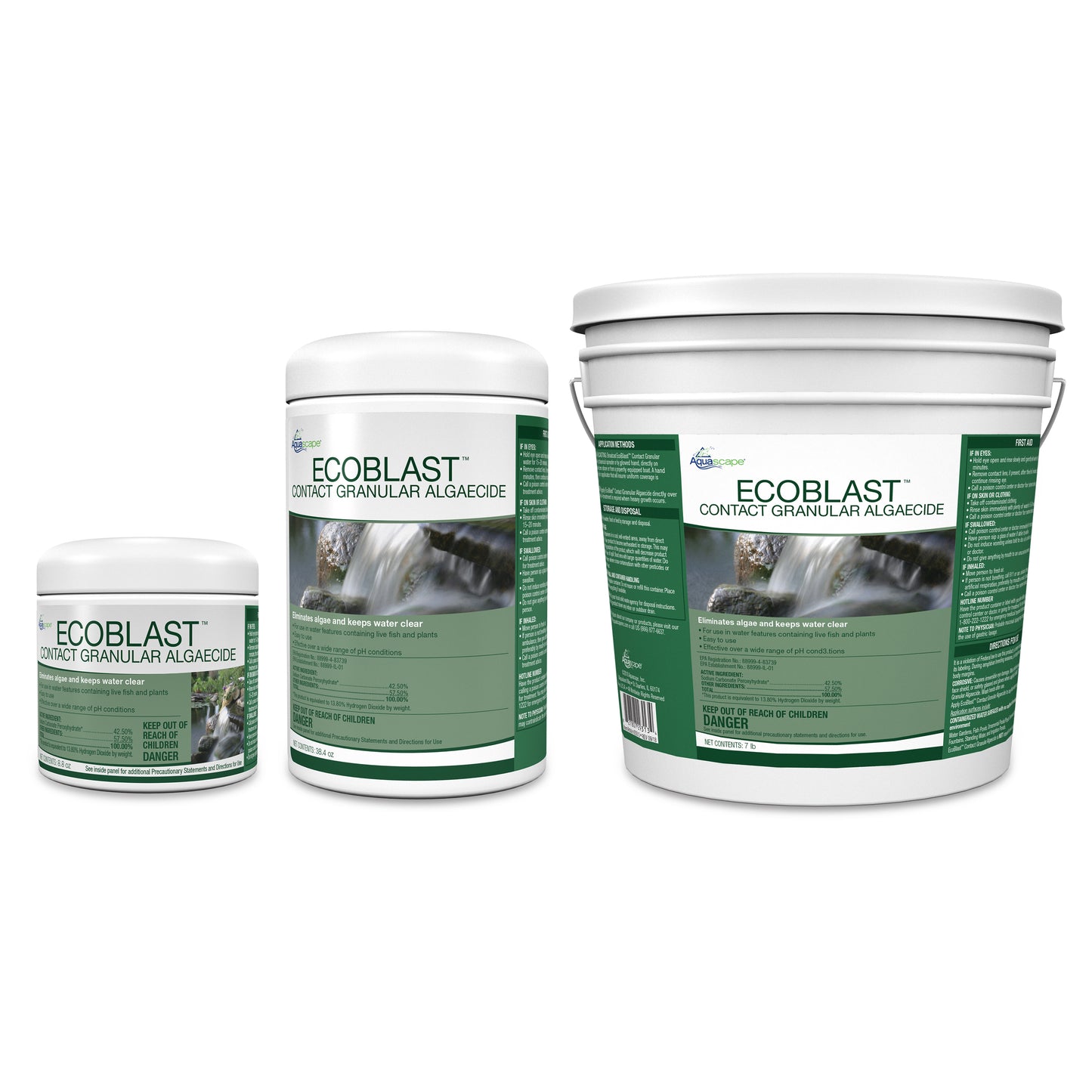 Aquascape ECOBLAST CONTACT GRANULAR ALGAECIDE - 7 LB / 3.2 KG