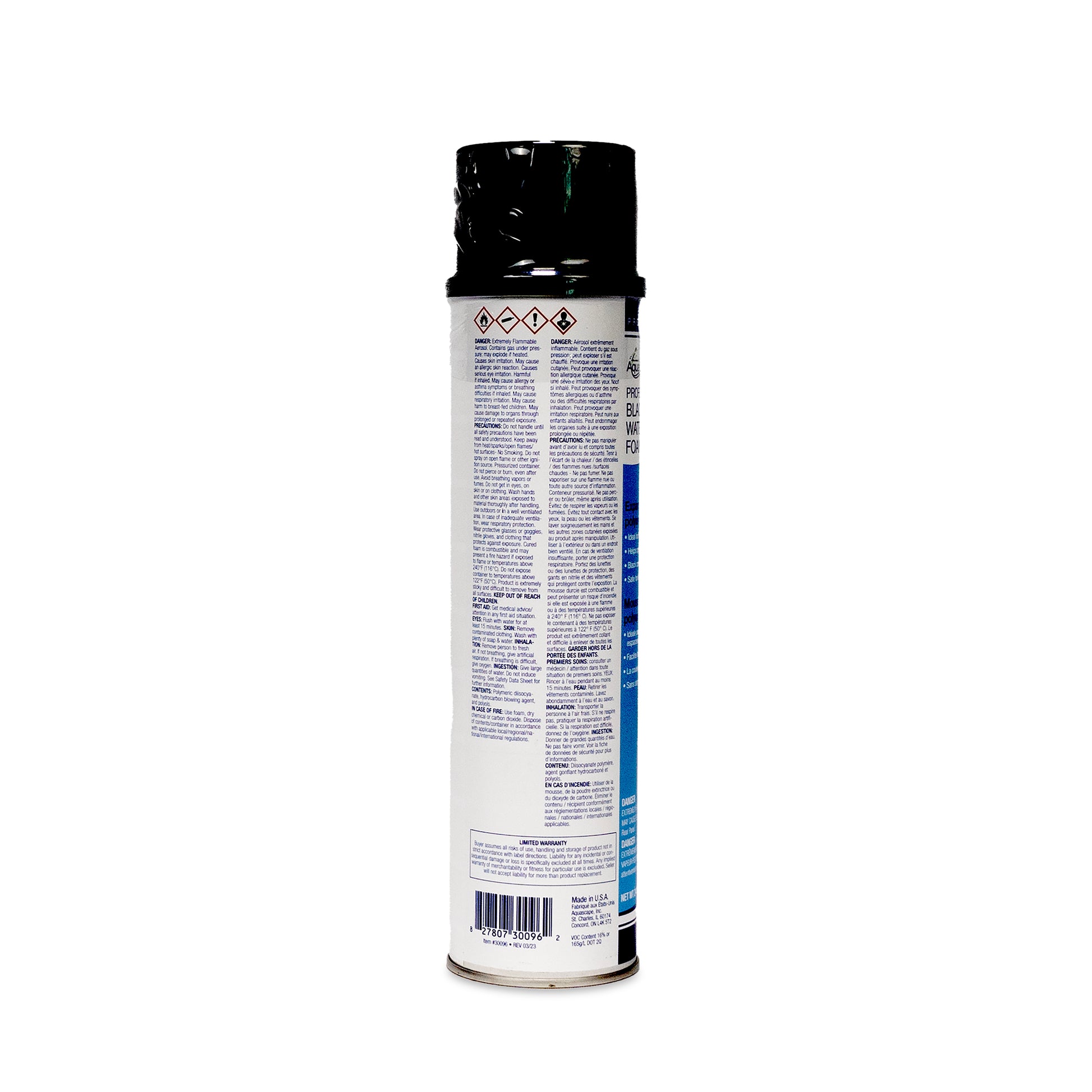 Aquascape PROFESSIONAL BLACK WATERFALL FOAM