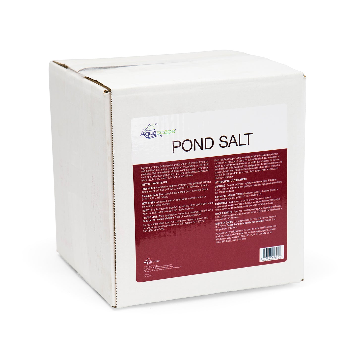 Aquascape POND SALT - 40 LB / 18.16 KG