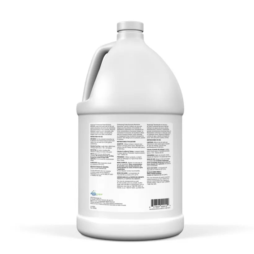 Aquascape AMMONIA NEUTRALIZER PROFESSIONAL GRADE - 1 GAL / 3.78 L
