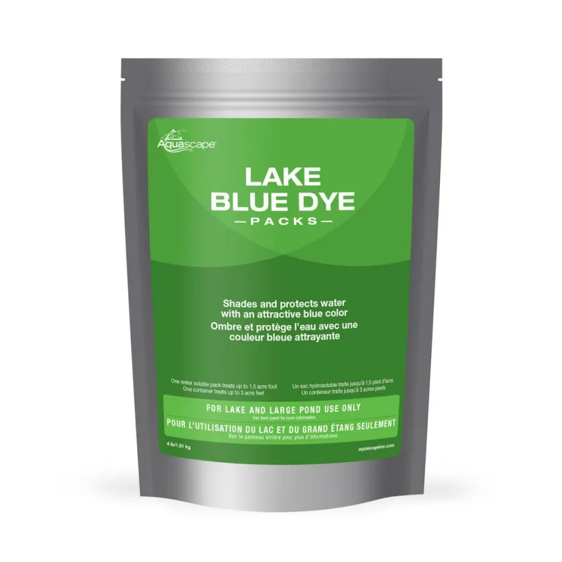 Aquascape LAKE BLUE DYE PACKS (QTY 4) 1 LB / 450 G