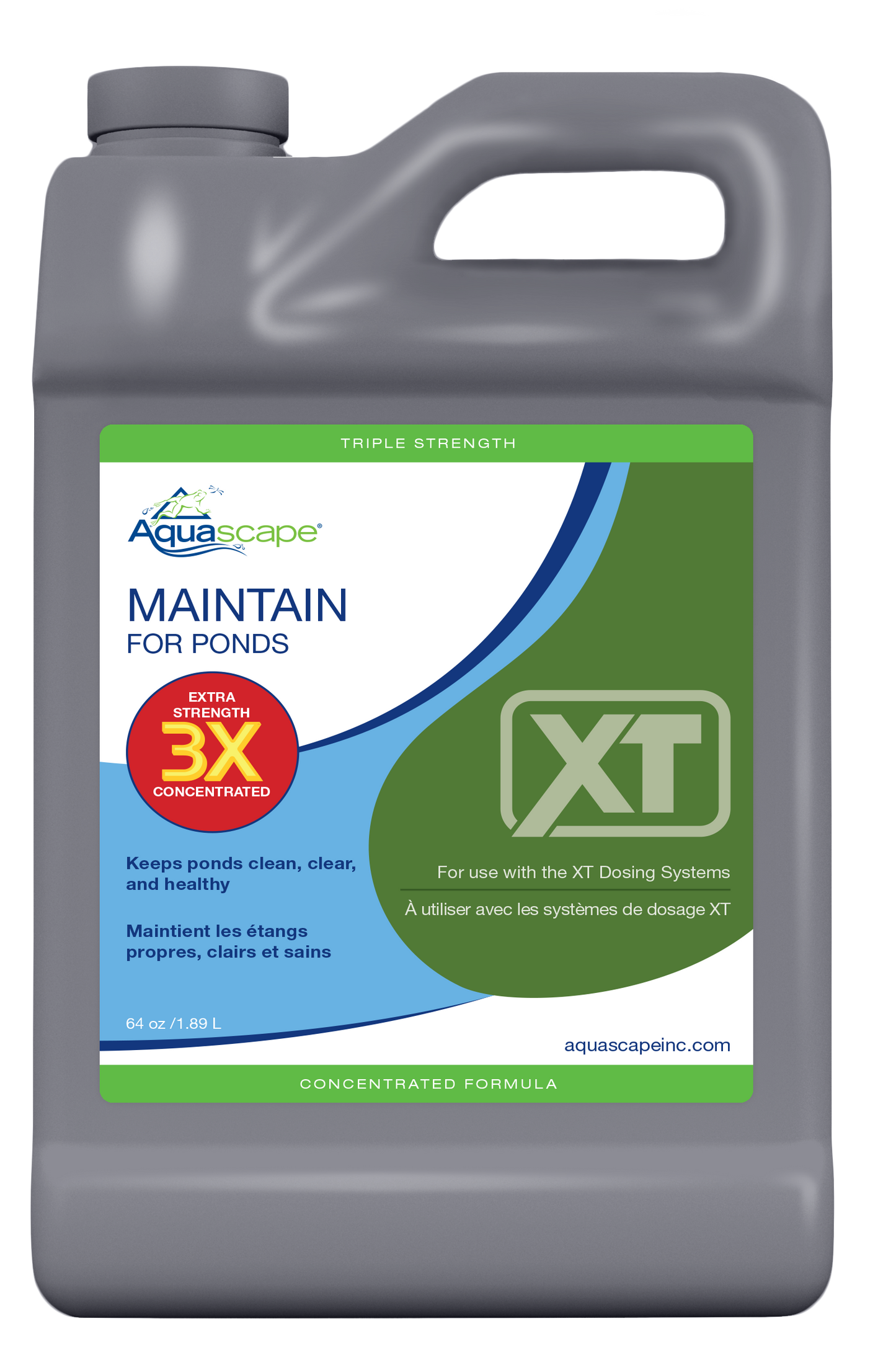 Aquascape 3X MAINTAIN FOR PONDS XT - 64 OZ / 1.89 L