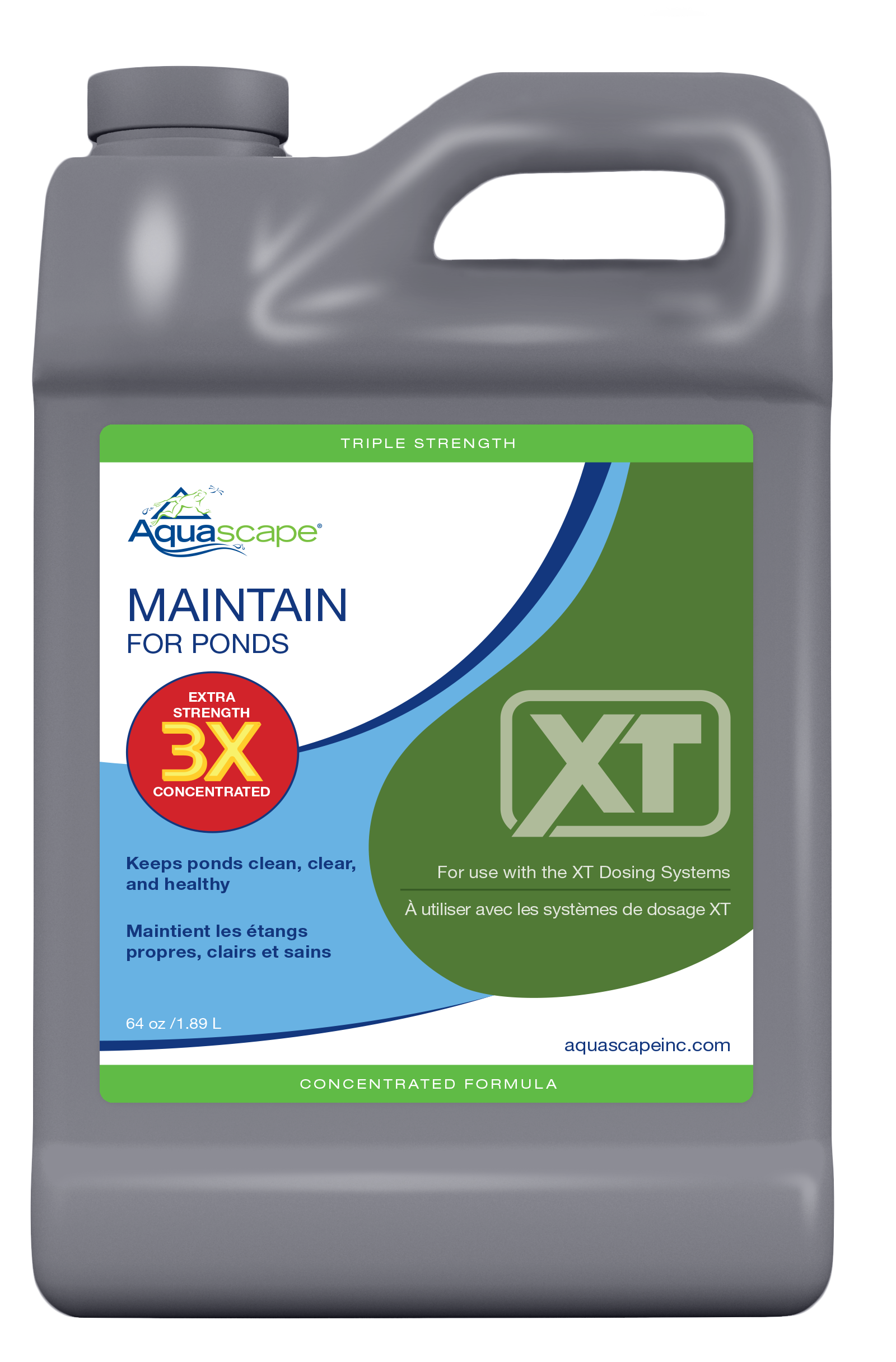 Aquascape 3X MAINTAIN FOR PONDS XT - 64 OZ / 1.89 L