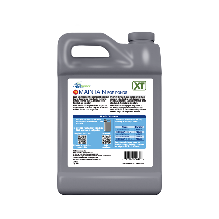 Aquascape 3X MAINTAIN FOR PONDS XT - 64 OZ / 1.89 L