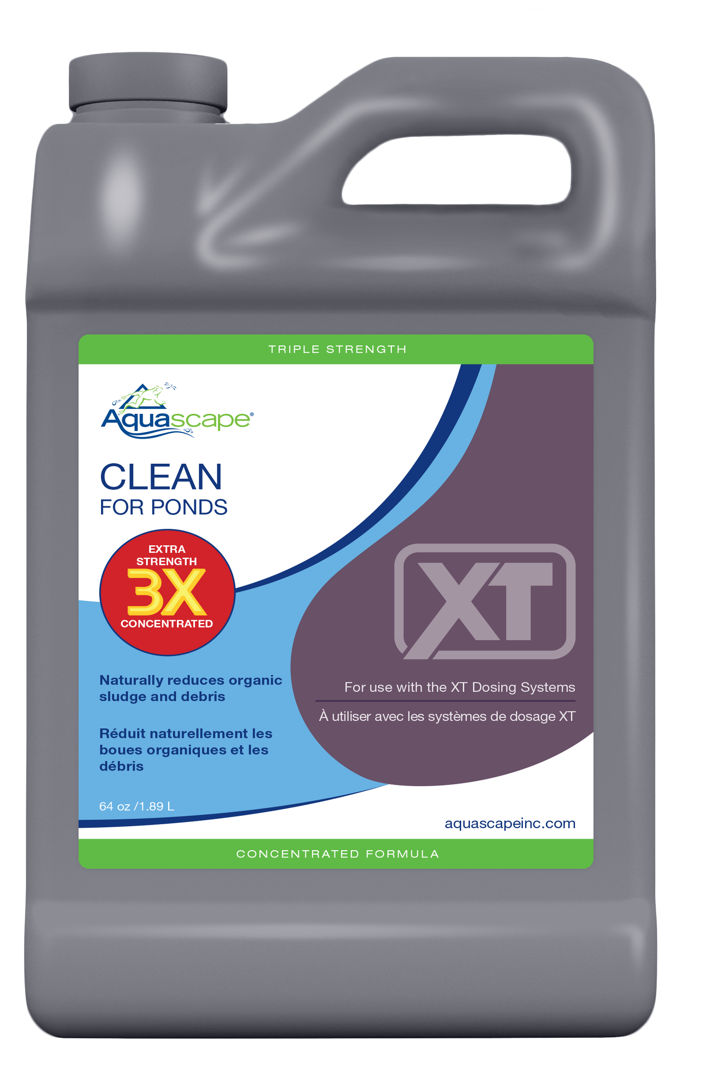 Aquascape 3X CLEAN FOR PONDS XT - 64 OZ / 1.89 L