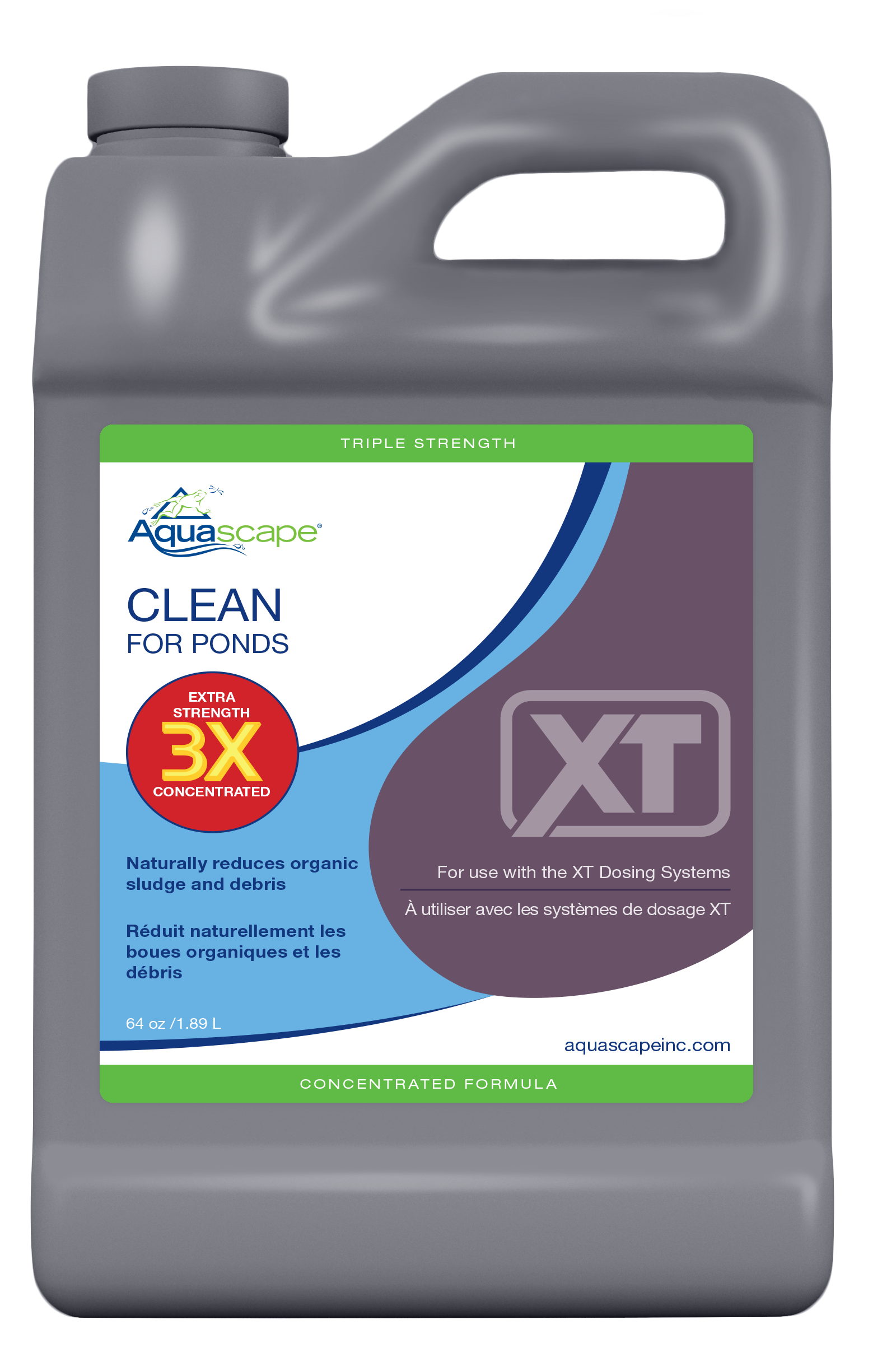 Aquascape 3X CLEAN FOR PONDS XT - 64 OZ / 1.89 L