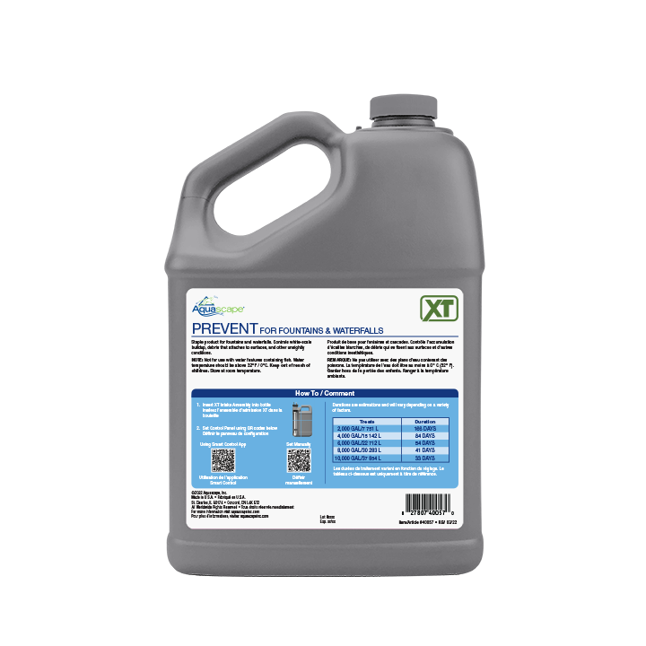 Aquascape PREVENT FOR FOUNTAINS AND WATERFALLS XT - 1 GAL / 3.78 L