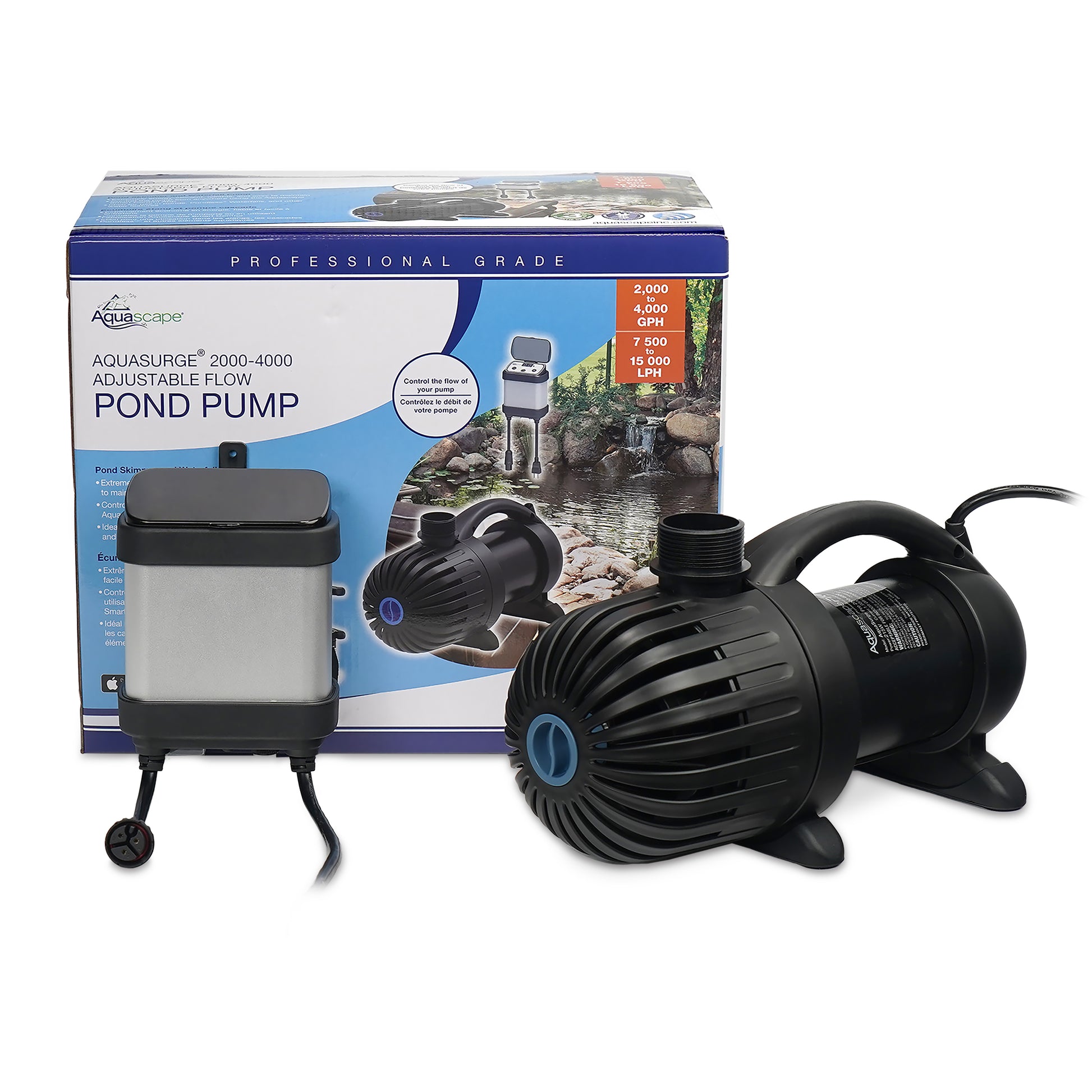 Aquascape AQUASURGE 2000-4000 ADJUSTABLE FLOW POND PUMP