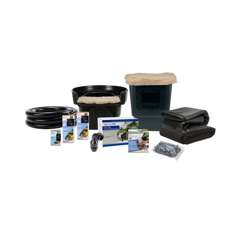 Aquascape MEDIUM POND KIT 11' X 16' W/3-PL 3000 POND PUMP