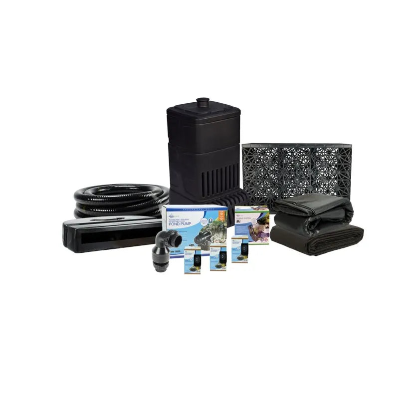 Aquascape LARGE PONDLESS WATERFALL KIT 26' STREAM W/AQUASURGE 4000-8000 ADJUSTABLE FLOW POND PUMP
