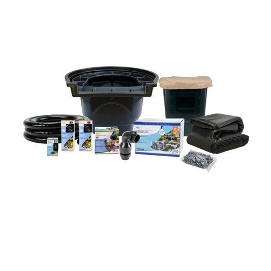 Aquascape LARGE POND KIT 21' X 26' W/SLD 5000-9000 ADJUSTABLE FLOW POND PUMP