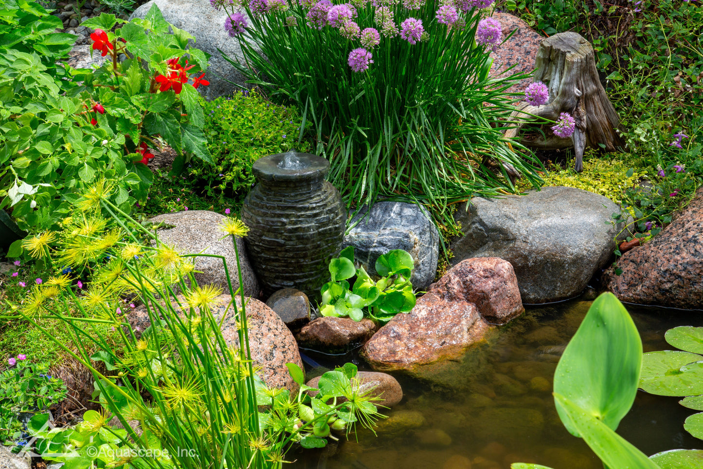 Aquascape STACKED SLATE URN - 13" H (34 CM)