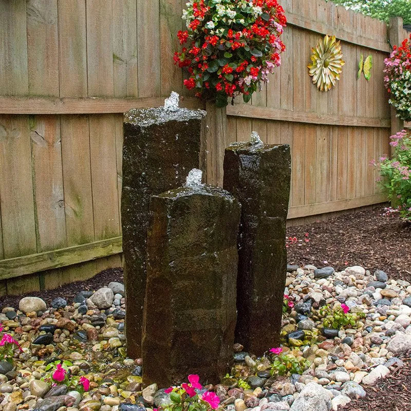 Aquascape MONGOLIAN BASALT COLUMNS SET OF 3 FOUNTAIN KIT