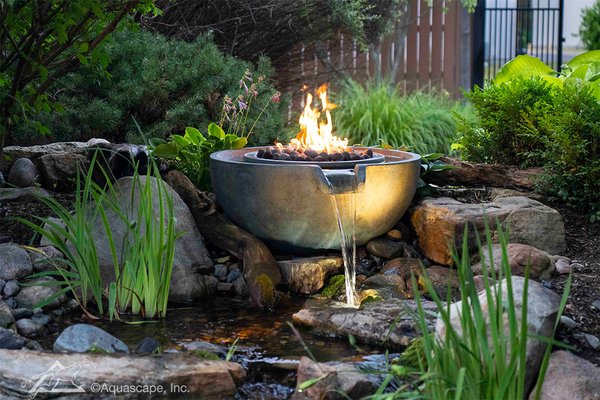 Aquascape FIRE AND WATER SPILLWAY BOWL – 32" DIA (81 CM)